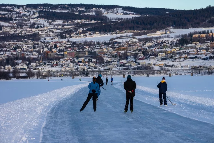 Norway Skiing Family