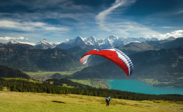 Learning at Paragliding School